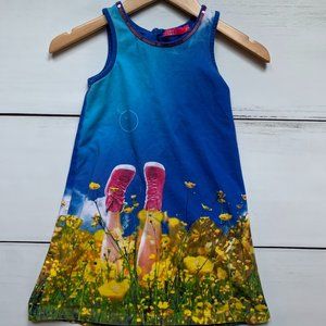 Cakewalk by Oilily Joy & Buttercups dress sz 4-5